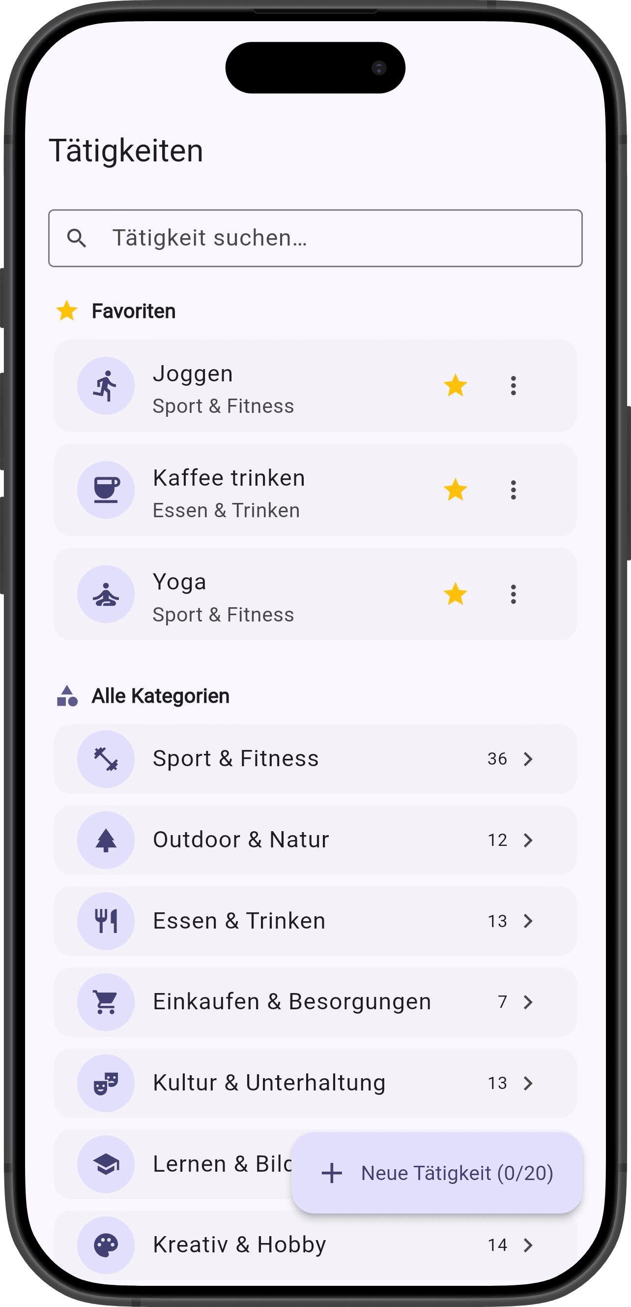 Aktivitätskatalog