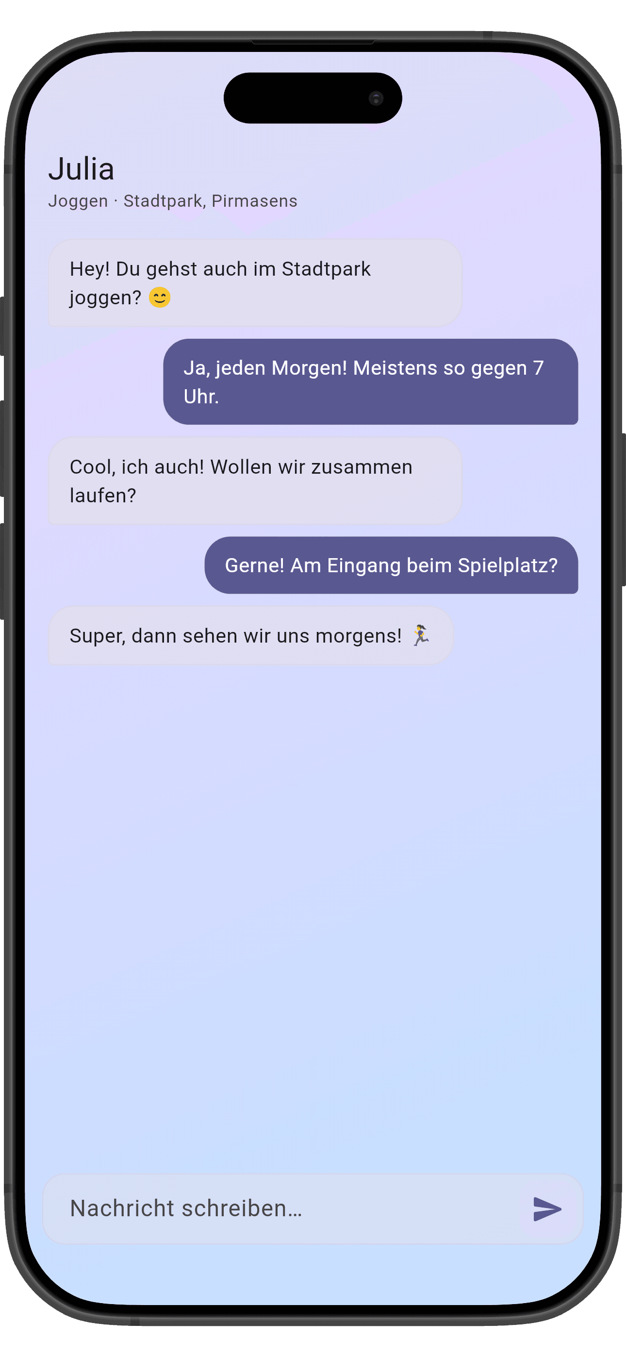 Gemeinsam loslegen — Chat